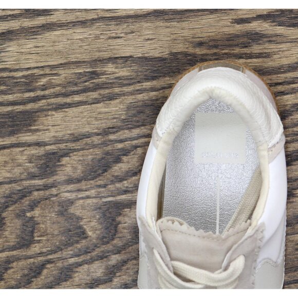 Dolce Vita Womens Lace Up Notice Sneakers NOTICE Ivory Multi Nylon Brown 6M - Picture 7 of 9